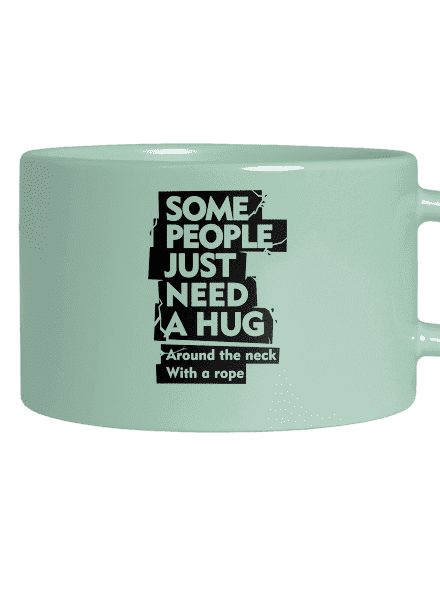 Hug around the neck