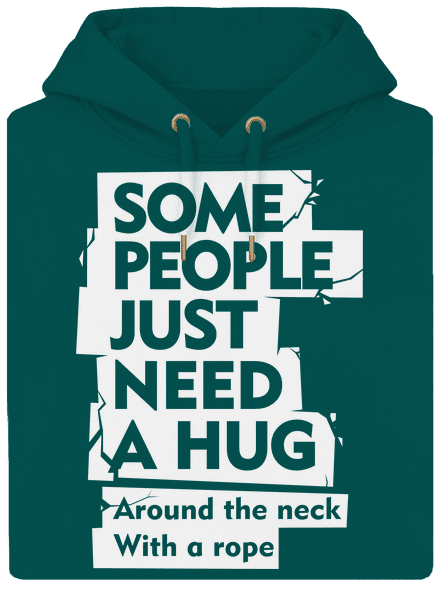 Hug around the neck