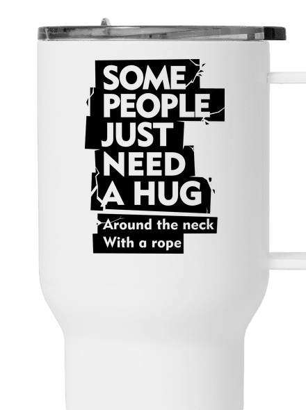 Hug around the neck