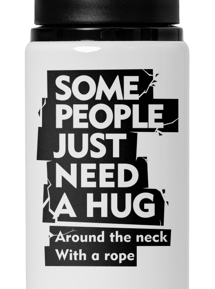 Hug around the neck