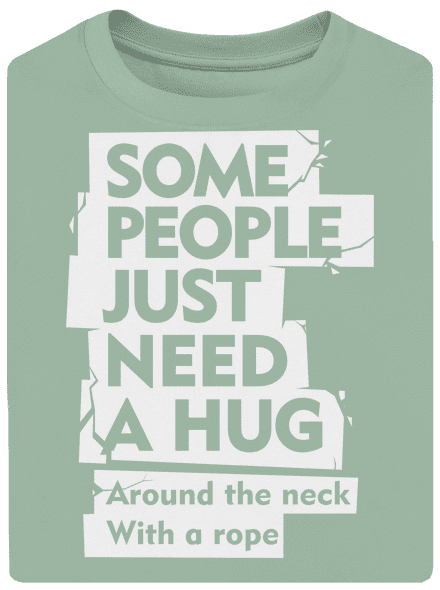 Hug around the neck