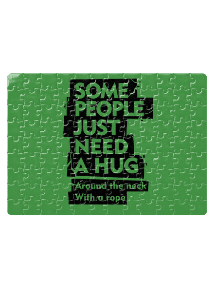 Hug around the neck