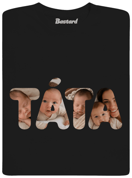 Nápis táta z vlastních fotek