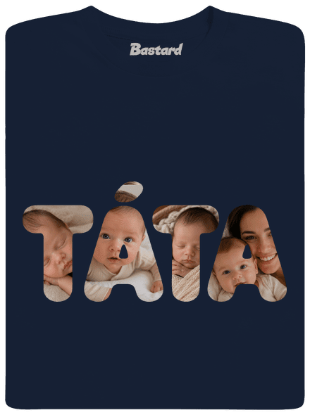 Nápis táta z vlastních fotek