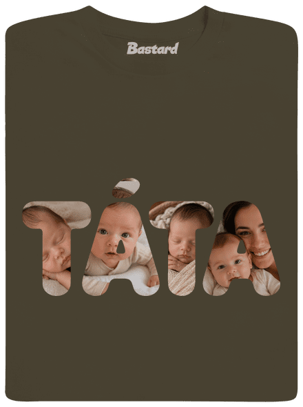 Nápis táta z vlastních fotek