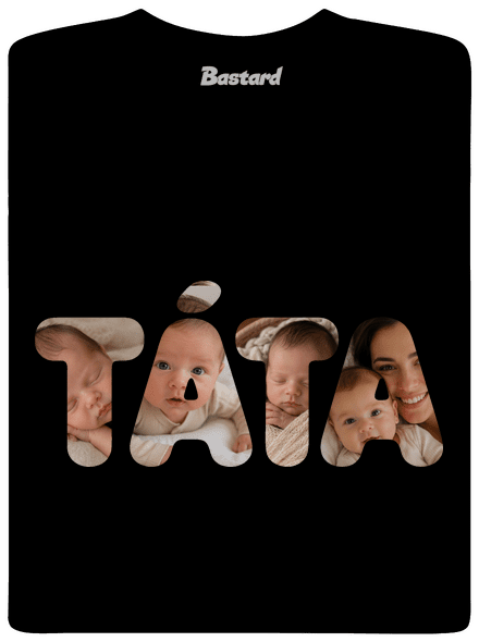 Nápis táta z vlastních fotek