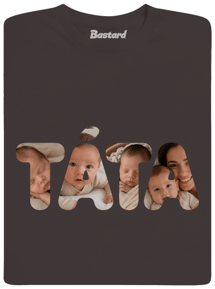 Nápis táta z vlastních fotek