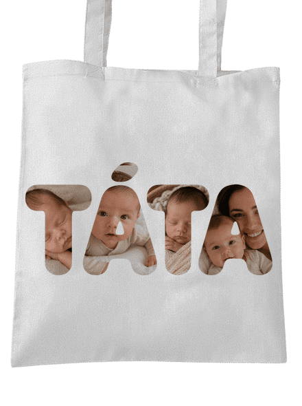 Nápis táta z vlastních fotek