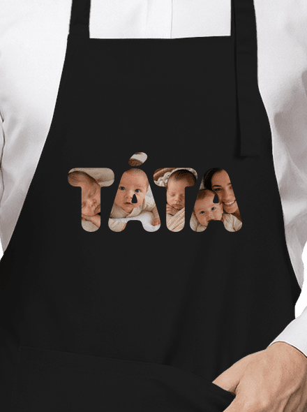 Nápis táta z vlastních fotek