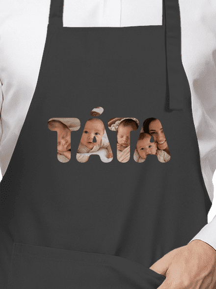Nápis táta z vlastních fotek