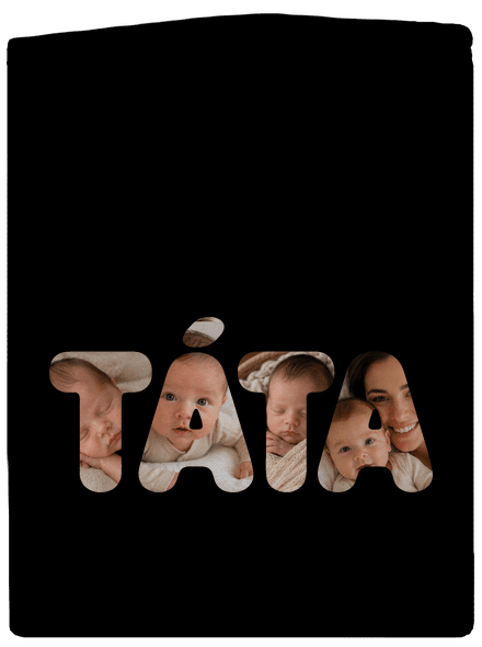 Nápis táta z vlastních fotek