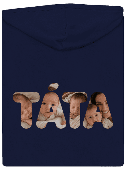 Nápis táta z vlastních fotek