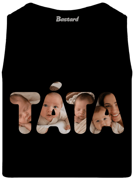 Nápis táta z vlastních fotek