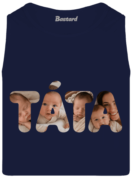Nápis táta z vlastních fotek