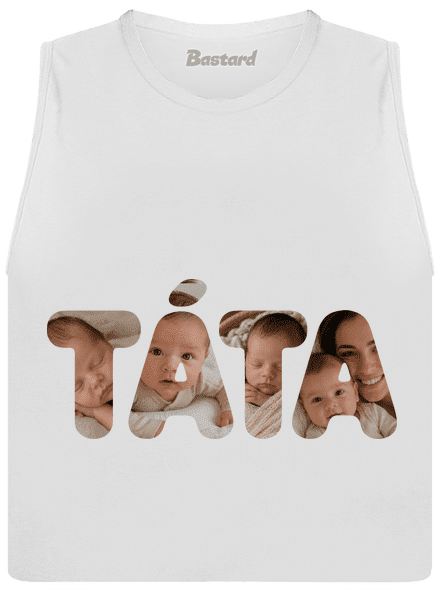 Nápis táta z vlastních fotek