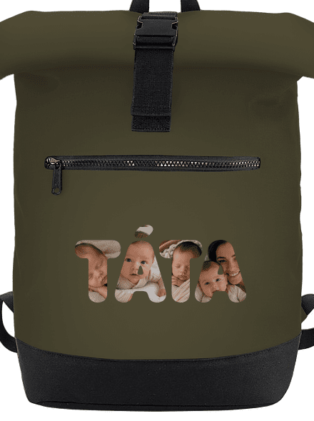 Nápis táta z vlastních fotek