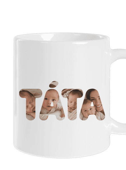 Nápis táta z vlastních fotek