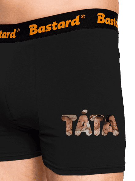Nápis táta z vlastních fotek