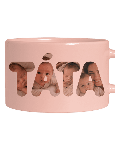 Nápis táta z vlastních fotek