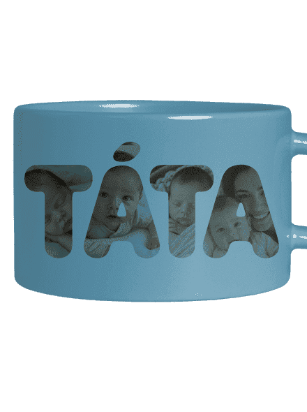 Nápis táta z vlastních fotek