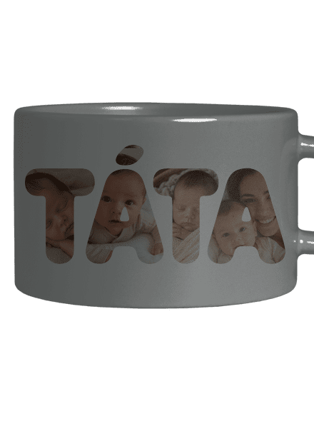 Nápis táta z vlastních fotek