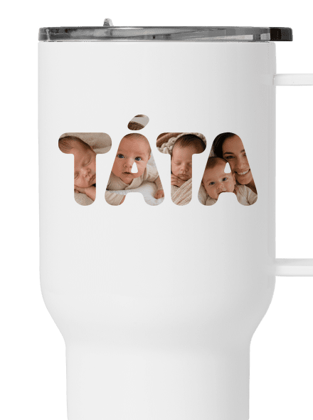 Nápis táta z vlastních fotek