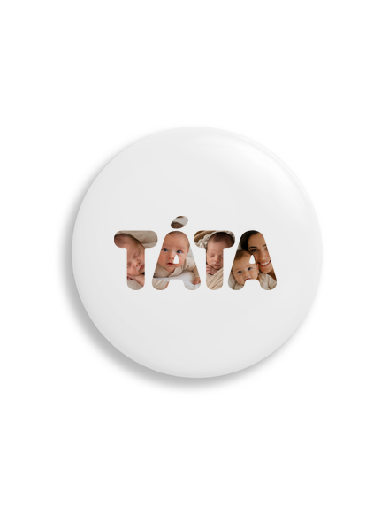Nápis táta z vlastních fotek