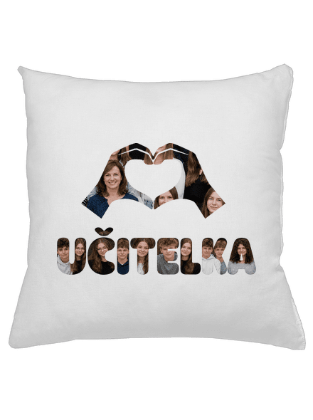 Nápis pro učitele z vlastních fotek