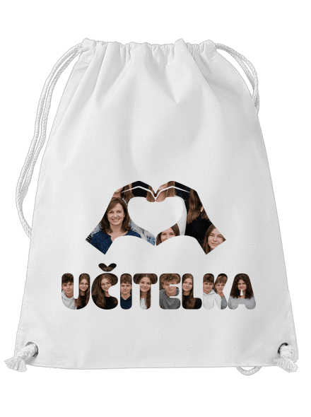 Nápis pro učitele z vlastních fotek