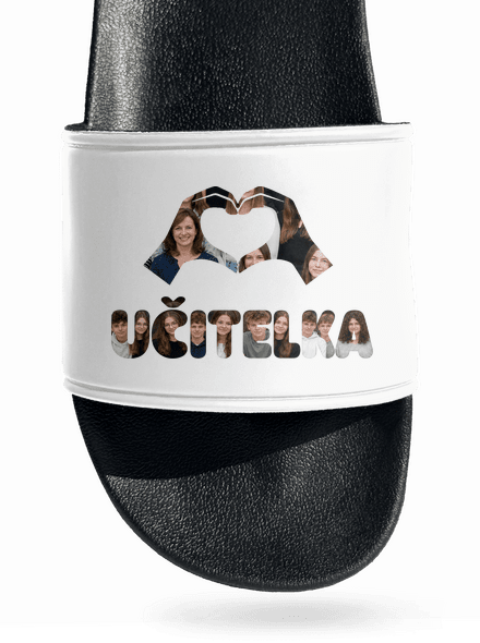Nápis pro učitele z vlastních fotek