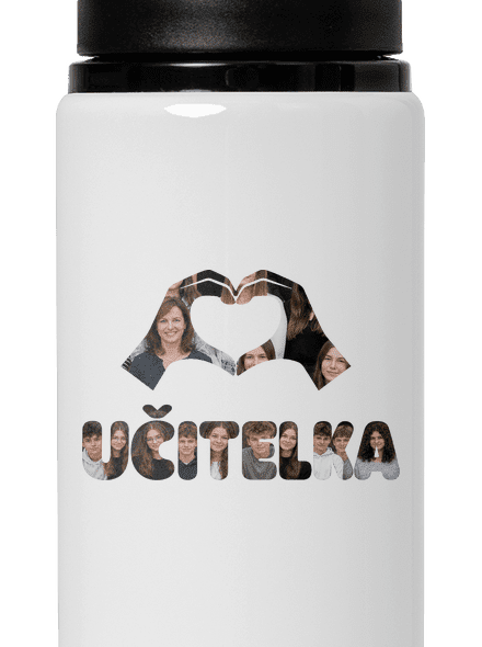 Nápis pro učitele z vlastních fotek