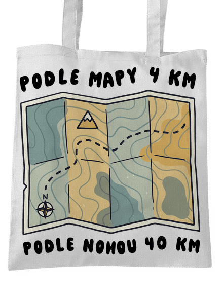 Podle mapy 4 km