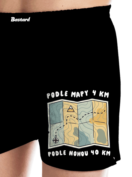 Podle mapy 4 km