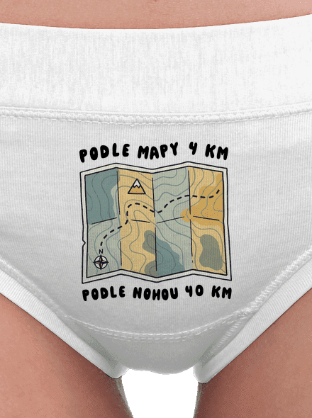 Podle mapy 4 km