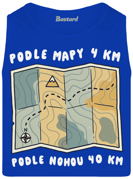 Podle mapy 4 km