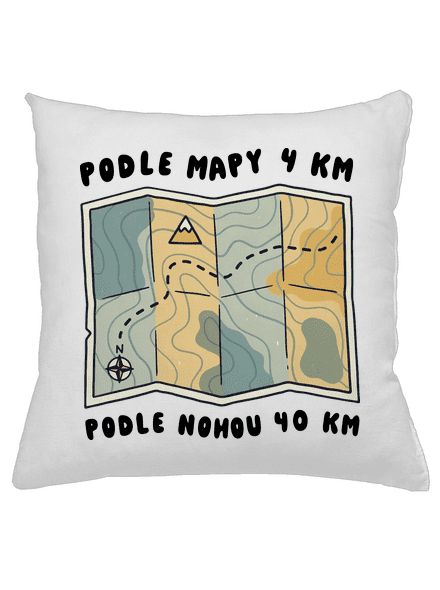 Podle mapy 4 km