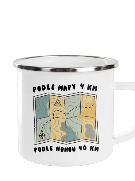 Podle mapy 4 km
