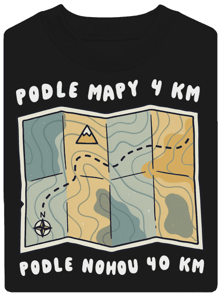 Podle mapy 4 km