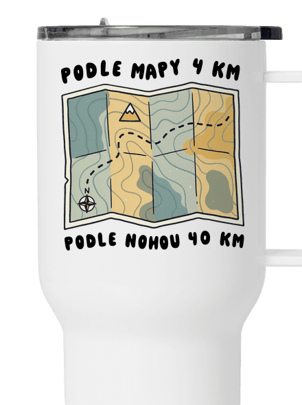 Podle mapy 4 km