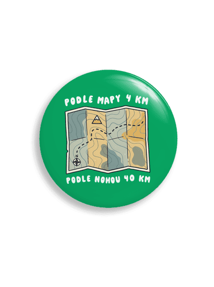 Podle mapy 4 km