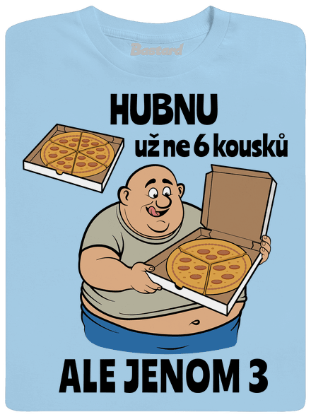 Hubnutí s pizzou