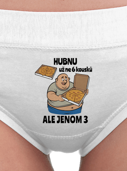 Hubnutí s pizzou