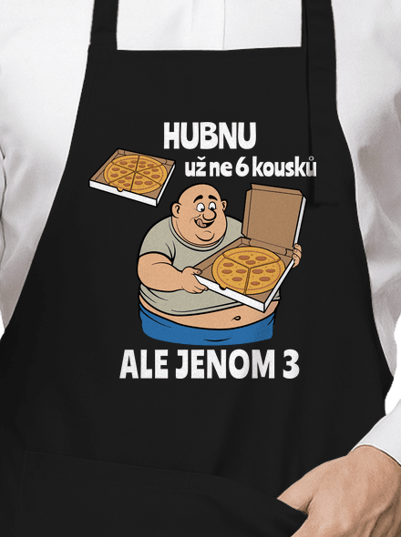 Hubnutí s pizzou