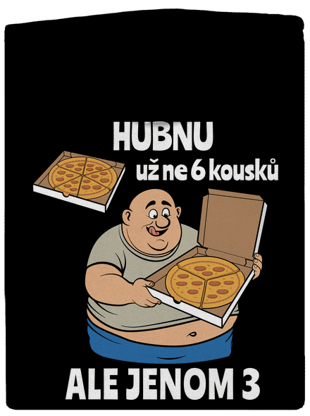 Hubnutí s pizzou