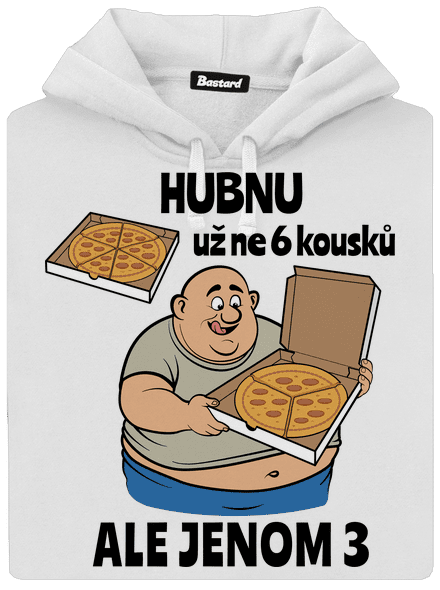 Hubnutí s pizzou