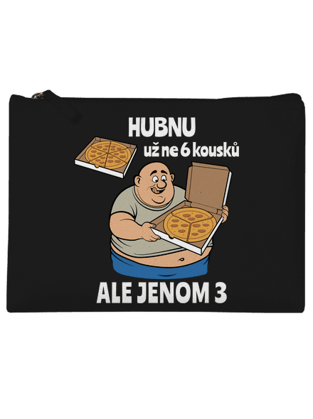 Hubnutí s pizzou