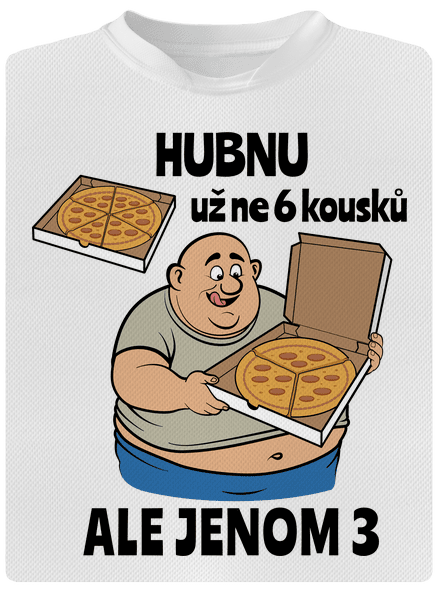 Hubnutí s pizzou