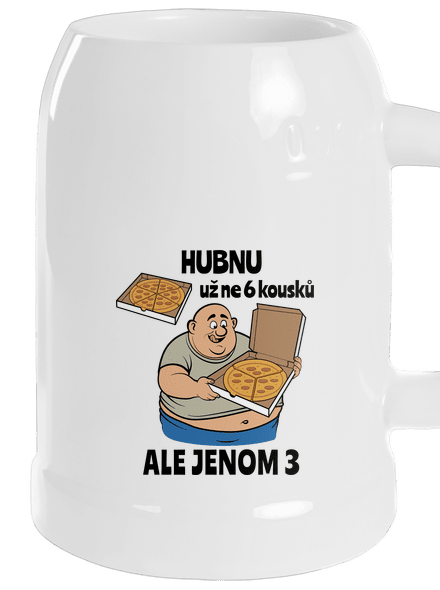 Hubnutí s pizzou