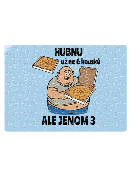 Hubnutí s pizzou