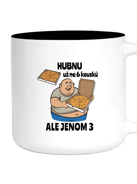 Hubnutí s pizzou